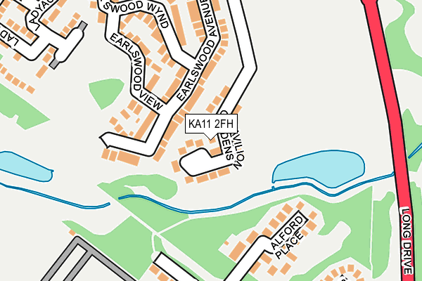 KA11 2FH map - OS OpenMap – Local (Ordnance Survey) KA11 2FH map - OS OpenMap – Local (Ordnance Survey)