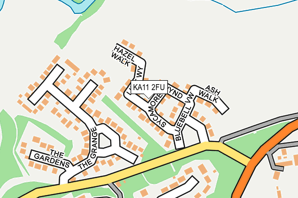 KA11 2FU map - OS OpenMap – Local (Ordnance Survey) KA11 2FU map - OS OpenMap – Local (Ordnance Survey)