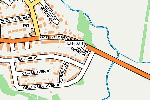KA11 3AH map - OS OpenMap – Local (Ordnance Survey) KA11 3AH map - OS OpenMap – Local (Ordnance Survey)