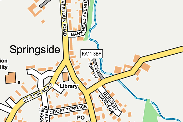 KA11 3BF map - OS OpenMap – Local (Ordnance Survey) KA11 3BF map - OS OpenMap – Local (Ordnance Survey)