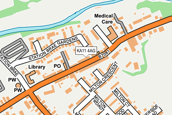 KA11 4AG map - OS OpenMap – Local (Ordnance Survey)