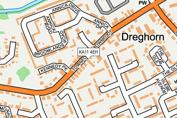 KA11 4EH map - OS OpenMap – Local (Ordnance Survey) KA11 4EH map - OS OpenMap – Local (Ordnance Survey)
