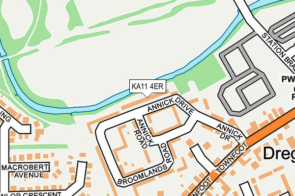 KA11 4ER map - OS OpenMap – Local (Ordnance Survey) KA11 4ER map - OS OpenMap – Local (Ordnance Survey)