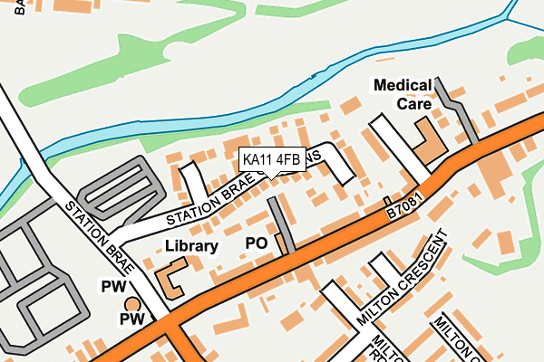 KA11 4FB map - OS OpenMap – Local (Ordnance Survey) KA11 4FB map - OS OpenMap – Local (Ordnance Survey)