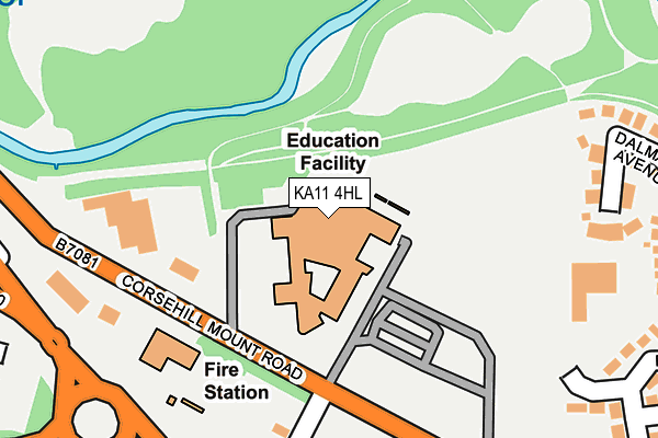 KA11 4HL map - OS OpenMap – Local (Ordnance Survey) KA11 4HL map - OS OpenMap – Local (Ordnance Survey)