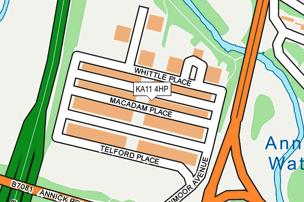 KA11 4HP map - OS OpenMap – Local (Ordnance Survey) KA11 4HP map - OS OpenMap – Local (Ordnance Survey)