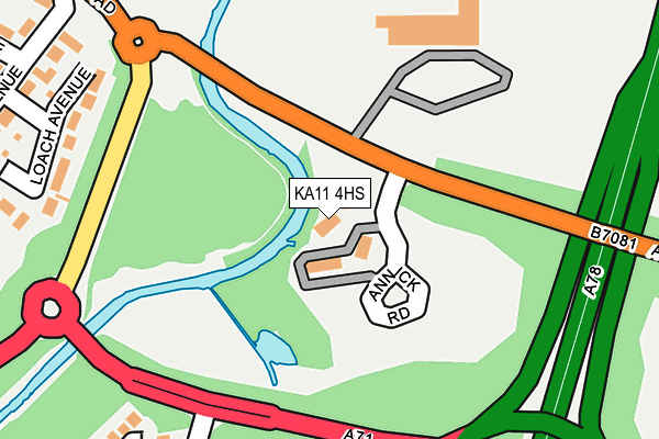 KA11 4HS map - OS OpenMap – Local (Ordnance Survey) KA11 4HS map - OS OpenMap – Local (Ordnance Survey)