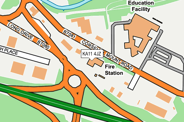 KA11 4JZ map - OS OpenMap – Local (Ordnance Survey) KA11 4JZ map - OS OpenMap – Local (Ordnance Survey)
