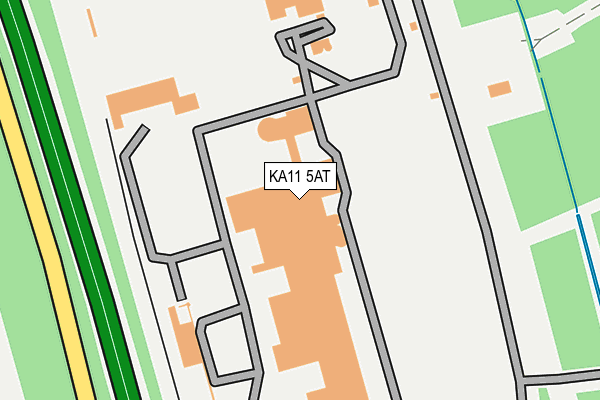 KA11 5AT map - OS OpenMap – Local (Ordnance Survey) KA11 5AT map - OS OpenMap – Local (Ordnance Survey)