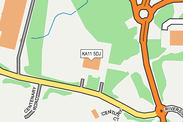 KA11 5DJ map - OS OpenMap – Local (Ordnance Survey) KA11 5DJ map - OS OpenMap – Local (Ordnance Survey)