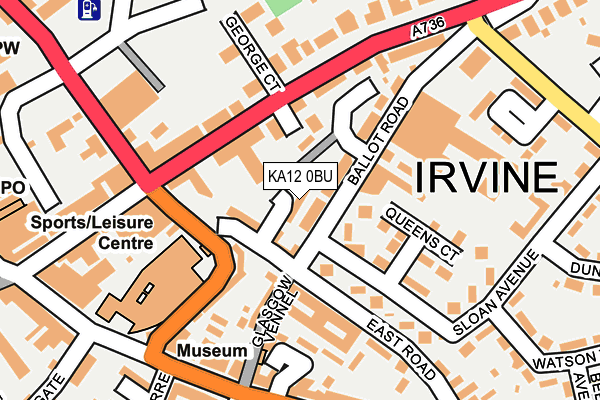 KA12 0BU map - OS OpenMap – Local (Ordnance Survey) KA12 0BU map - OS OpenMap – Local (Ordnance Survey)