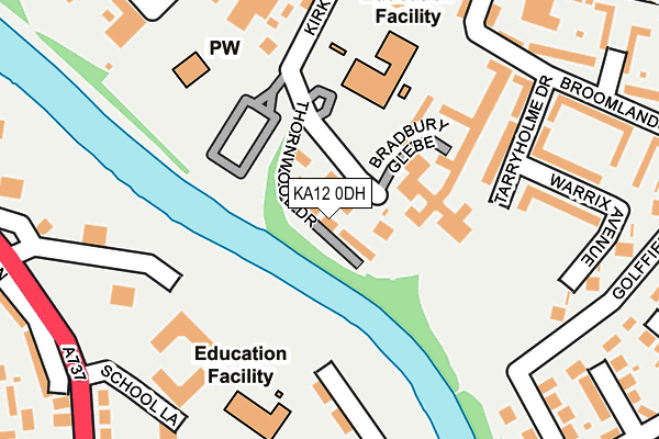 KA12 0DH map - OS OpenMap – Local (Ordnance Survey) KA12 0DH map - OS OpenMap – Local (Ordnance Survey)