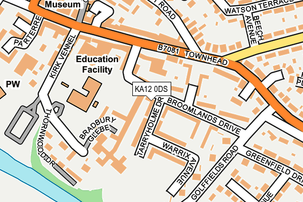 KA12 0DS map - OS OpenMap – Local (Ordnance Survey) KA12 0DS map - OS OpenMap – Local (Ordnance Survey)