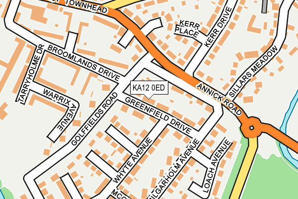 KA12 0ED map - OS OpenMap – Local (Ordnance Survey) KA12 0ED map - OS OpenMap – Local (Ordnance Survey)