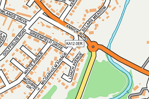 KA12 0ER map - OS OpenMap – Local (Ordnance Survey) KA12 0ER map - OS OpenMap – Local (Ordnance Survey)