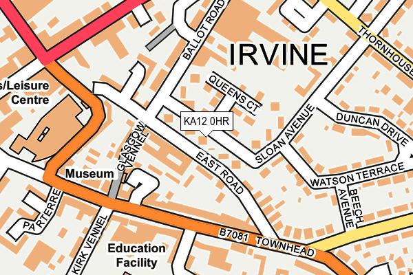 KA12 0HR map - OS OpenMap – Local (Ordnance Survey) KA12 0HR map - OS OpenMap – Local (Ordnance Survey)