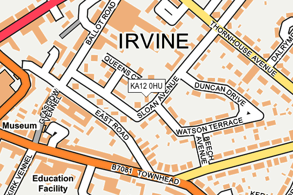 KA12 0HU map - OS OpenMap – Local (Ordnance Survey) KA12 0HU map - OS OpenMap – Local (Ordnance Survey)