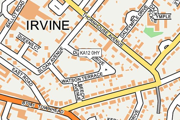 KA12 0HY map - OS OpenMap – Local (Ordnance Survey) KA12 0HY map - OS OpenMap – Local (Ordnance Survey)