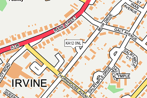 KA12 0NL map - OS OpenMap – Local (Ordnance Survey) KA12 0NL map - OS OpenMap – Local (Ordnance Survey)