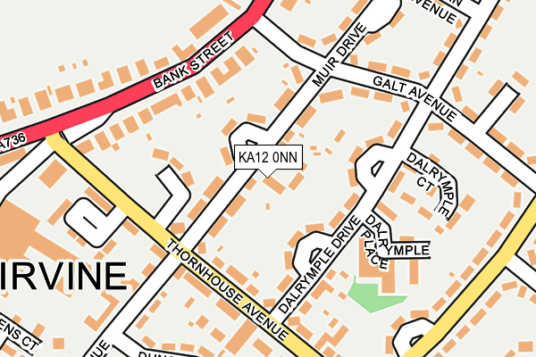 KA12 0NN map - OS OpenMap – Local (Ordnance Survey) KA12 0NN map - OS OpenMap – Local (Ordnance Survey)