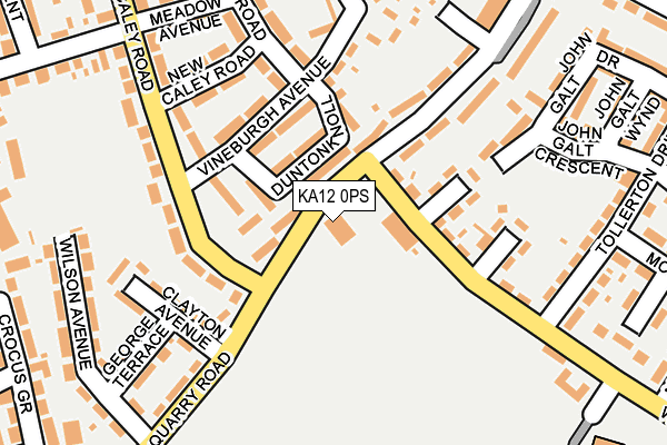 KA12 0PS map - OS OpenMap – Local (Ordnance Survey) KA12 0PS map - OS OpenMap – Local (Ordnance Survey)