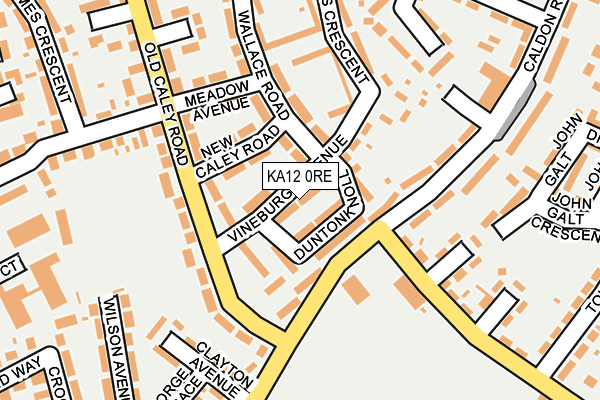 KA12 0RE map - OS OpenMap – Local (Ordnance Survey) KA12 0RE map - OS OpenMap – Local (Ordnance Survey)