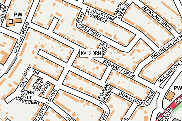 KA12 0RN map - OS OpenMap – Local (Ordnance Survey) KA12 0RN map - OS OpenMap – Local (Ordnance Survey)