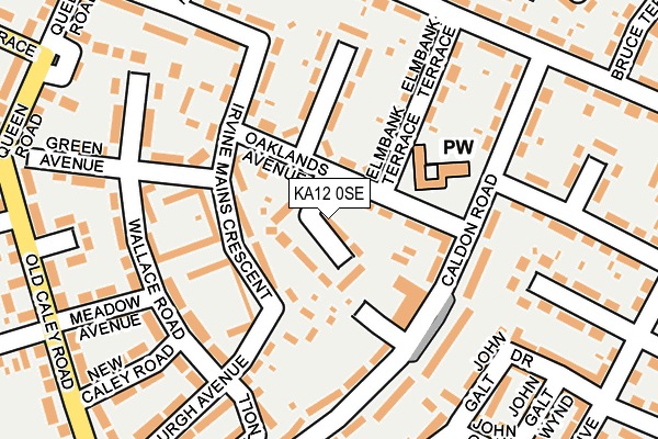 KA12 0SE map - OS OpenMap – Local (Ordnance Survey) KA12 0SE map - OS OpenMap – Local (Ordnance Survey)