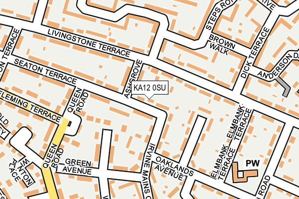 KA12 0SU map - OS OpenMap – Local (Ordnance Survey) KA12 0SU map - OS OpenMap – Local (Ordnance Survey)