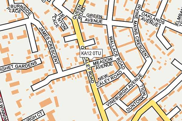 KA12 0TU map - OS OpenMap – Local (Ordnance Survey) KA12 0TU map - OS OpenMap – Local (Ordnance Survey)