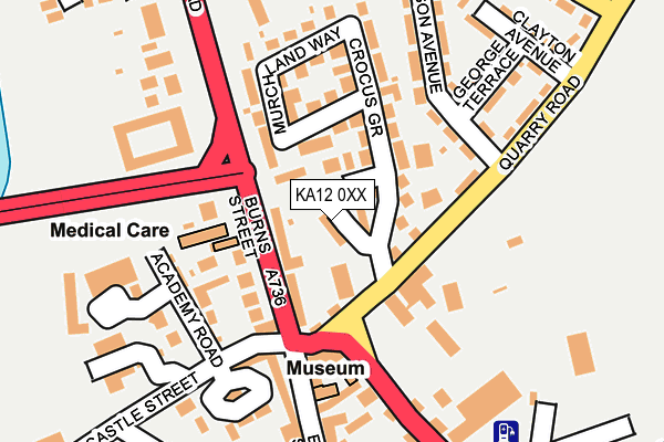 KA12 0XX map - OS OpenMap – Local (Ordnance Survey) KA12 0XX map - OS OpenMap – Local (Ordnance Survey)