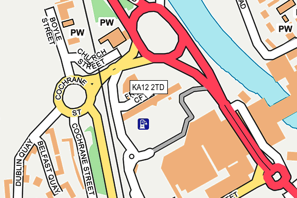 KA12 2TD map - OS OpenMap – Local (Ordnance Survey) KA12 2TD map - OS OpenMap – Local (Ordnance Survey)
