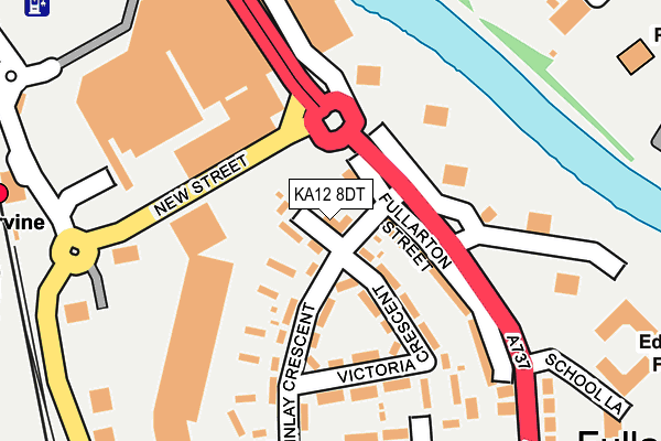 KA12 8DT map - OS OpenMap – Local (Ordnance Survey) KA12 8DT map - OS OpenMap – Local (Ordnance Survey)