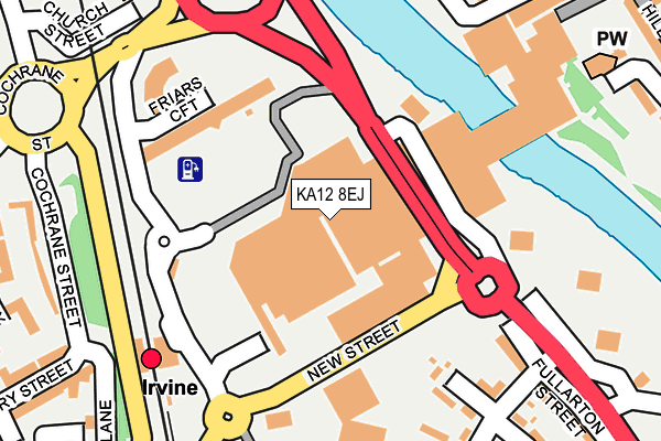 KA12 8EJ map - OS OpenMap – Local (Ordnance Survey) KA12 8EJ map - OS OpenMap – Local (Ordnance Survey)