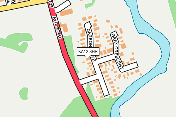 KA12 8HR map - OS OpenMap – Local (Ordnance Survey) KA12 8HR map - OS OpenMap – Local (Ordnance Survey)