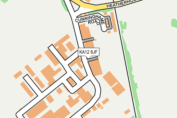 KA12 8JF map - OS OpenMap – Local (Ordnance Survey) KA12 8JF map - OS OpenMap – Local (Ordnance Survey)