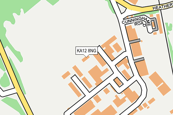 KA12 8NG map - OS OpenMap – Local (Ordnance Survey) KA12 8NG map - OS OpenMap – Local (Ordnance Survey)