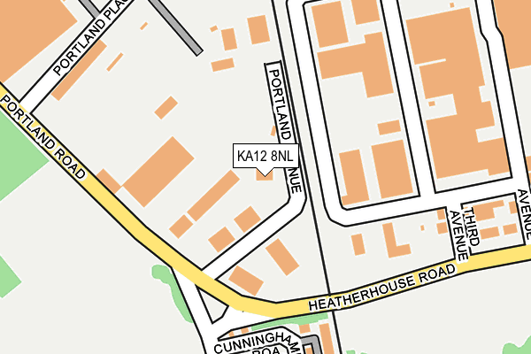 KA12 8NL map - OS OpenMap – Local (Ordnance Survey) KA12 8NL map - OS OpenMap – Local (Ordnance Survey)
