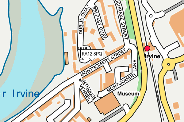 KA12 8PQ map - OS OpenMap – Local (Ordnance Survey) KA12 8PQ map - OS OpenMap – Local (Ordnance Survey)