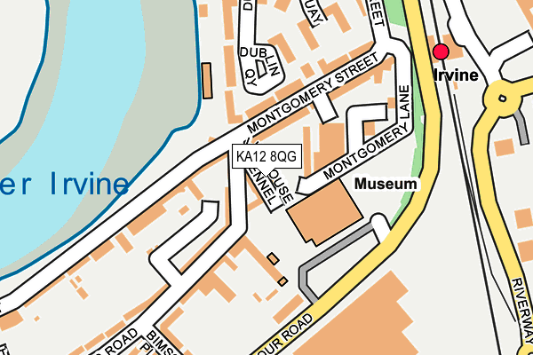 KA12 8QG map - OS OpenMap – Local (Ordnance Survey) KA12 8QG map - OS OpenMap – Local (Ordnance Survey)