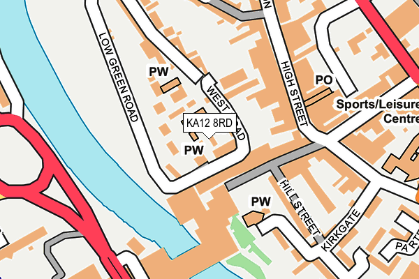 KA12 8RD map - OS OpenMap – Local (Ordnance Survey) KA12 8RD map - OS OpenMap – Local (Ordnance Survey)
