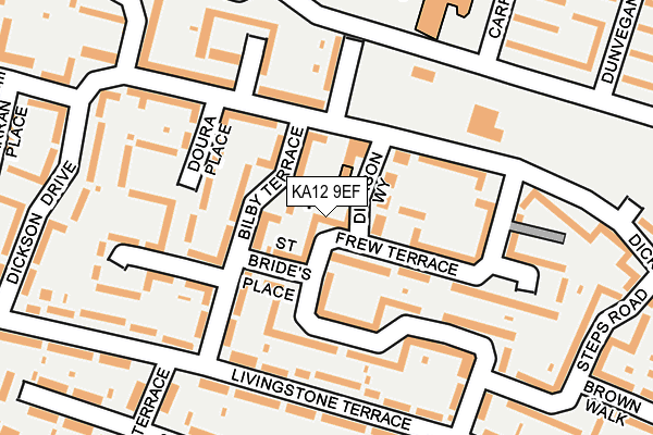 KA12 9EF map - OS OpenMap – Local (Ordnance Survey) KA12 9EF map - OS OpenMap – Local (Ordnance Survey)