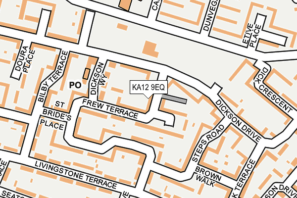 KA12 9EQ map - OS OpenMap – Local (Ordnance Survey) KA12 9EQ map - OS OpenMap – Local (Ordnance Survey)