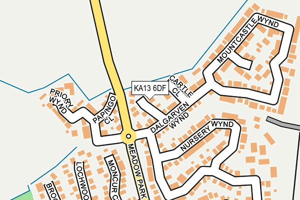 KA13 6DF map - OS OpenMap – Local (Ordnance Survey) KA13 6DF map - OS OpenMap – Local (Ordnance Survey)