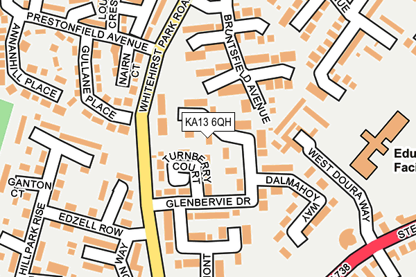 KA13 6QH map - OS OpenMap – Local (Ordnance Survey) KA13 6QH map - OS OpenMap – Local (Ordnance Survey)
