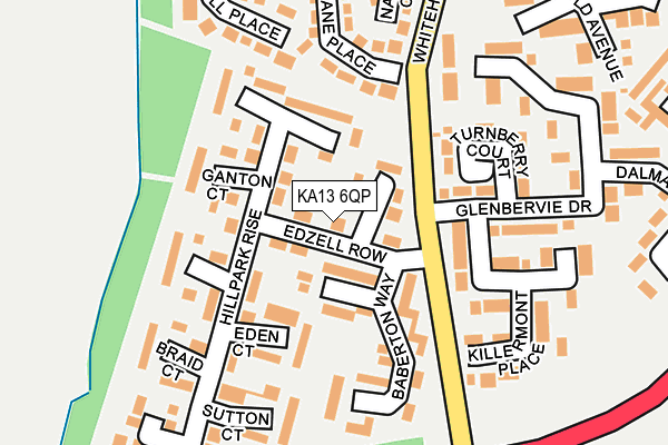 KA13 6QP map - OS OpenMap – Local (Ordnance Survey) KA13 6QP map - OS OpenMap – Local (Ordnance Survey)