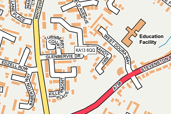 KA13 6QQ map - OS OpenMap – Local (Ordnance Survey) KA13 6QQ map - OS OpenMap – Local (Ordnance Survey)