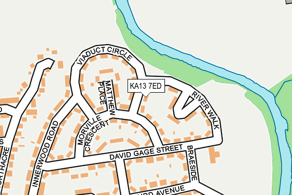 KA13 7ED map - OS OpenMap – Local (Ordnance Survey) KA13 7ED map - OS OpenMap – Local (Ordnance Survey)