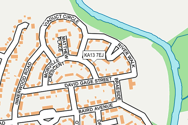 KA13 7EJ map - OS OpenMap – Local (Ordnance Survey) KA13 7EJ map - OS OpenMap – Local (Ordnance Survey)