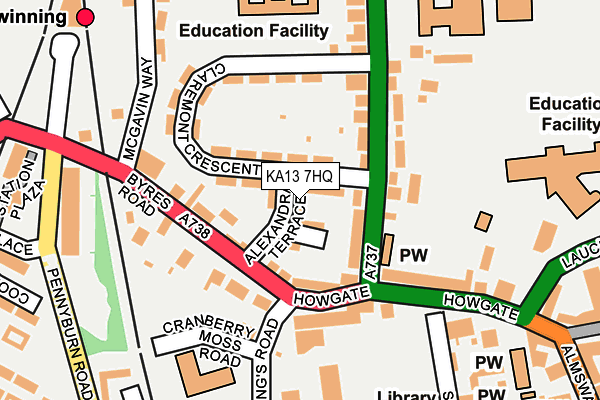 KA13 7HQ map - OS OpenMap – Local (Ordnance Survey) KA13 7HQ map - OS OpenMap – Local (Ordnance Survey)